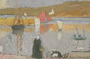 Emile Bernard Le port a oil